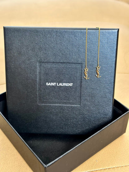 BOUCLES D'OREILLES YVES SAINT LAURENT